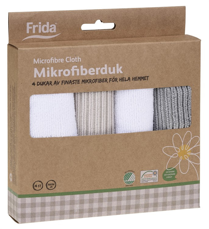 Mikrofiberduk Miljömärkt 4-p från Frida Nature Line