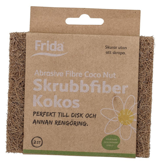 Skrubbfiberduk av kokos från Frida Nature Line 2-p