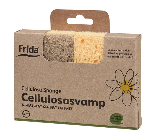 Kökssvamp Cellulosa/sisal från Frida Nature Line 2-p