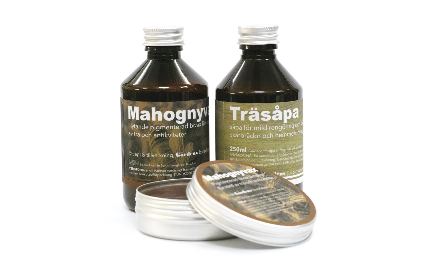 Gårdens Trävårds-kit Mahogny pigmenterad - 2X 250ml