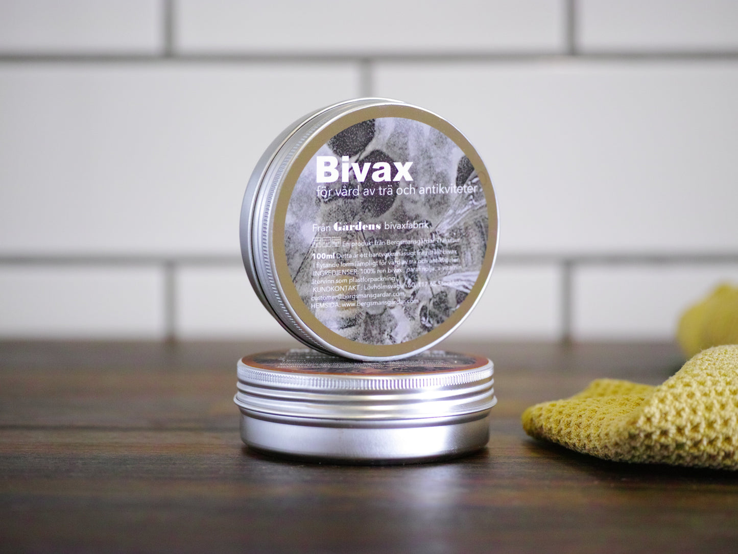 Gårdens Bivax för trävård utan pigment - 100ml